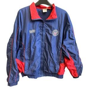 Vintage 90s US Soccer Federation Track Jacket Official Sports International L